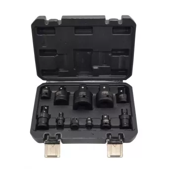 AWTOOLS Impact-Adapter & Kreuzgelenk-Set CrMo 11-teilig BLACK LINE