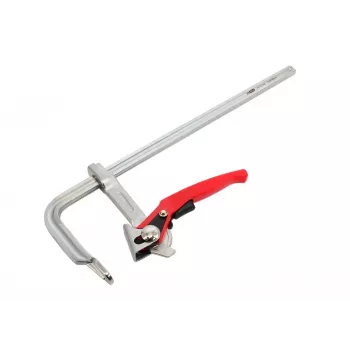 AWTOOLS Ratschen-Zwinge 120 x 500 mm (22 x 10,6 mm Schiene) Schwere Schnellspann-Holzbearbeitungszwinge