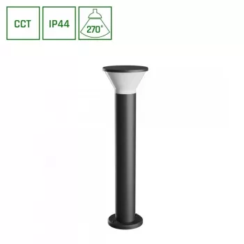 Außenwandleuchte 6W GU10 450lm IP44 CCT wählbar Grau