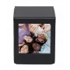 LOVEINSTANT Fotoaufbewahrungsbox für Fujifilm Instax Square - Schwarz mit Sichtfenster, für 100 Fotos