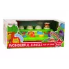 LEAN TOYS Pop Up Tiere Lernspieltafel mit Geräuschen für Kleinkinder ab 12 Monaten