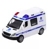 LEAN TOYS Polizeiauto und Krankenwagen Reibungsbetriebene Einsatzfahrzeuge mit Licht und Sound, öffnenden Türen, gemischte Auswahl
