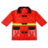 LEAN TOYS 158 Feuerwehrkostüm-Set mit Helm, Feuerlöscher, Brechstange – Rot, Einheitsgröße, Alter 3-8
