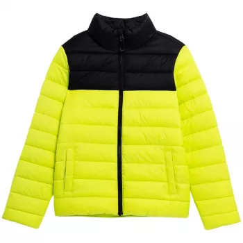 Jungen-Daunenjacke 4F Juicy Green 4FJSS23TDJAM077 45S 152cm