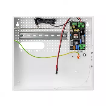BCS ZA1206/UPS/F/KD 72W 12V DC 6A USV-Netzteil mit Batterieladegerät für Sicherheitssysteme, Metallgehäuse, Wandmontage