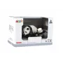 LEAN TOYS Set aus 2 Panda-Figuren mit einem jungen Panda, Serie Animals of the World