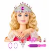 LEAN TOYS Beauty Fashion Frisierkopf-Puppe mit Zubehör, blondes Haar, 25 cm, für Kinder ab 3 Jahren
