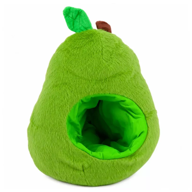 LEAN TOYS Grüne Avocado mit Capybara 2-in-1 Wendbarer Plüschtier 35 cm