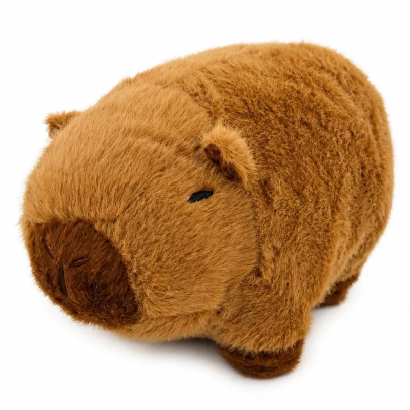 LEAN TOYS Grüne Avocado mit Capybara 2-in-1 Wendbarer Plüschtier 35 cm