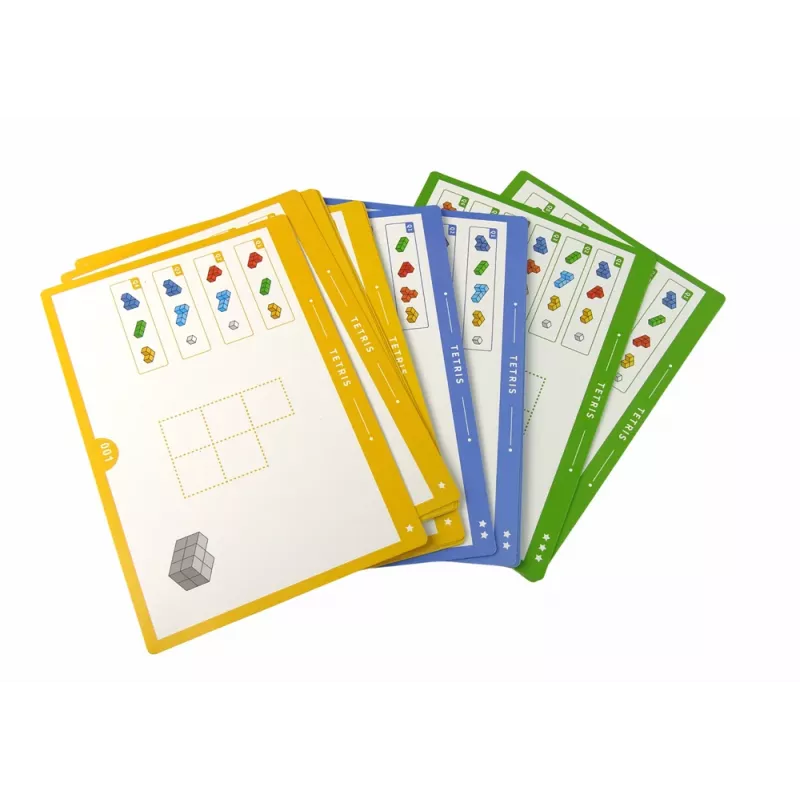 LEAN TOYS Magic Magnetic Cube 7 Elements - Magnetisches 3D-Puzzle, 7 Teile, mehrfarbig, Lernspielzeug ab 6 Jahren