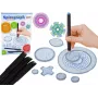 LEAN TOYS Spirograph Lernspielzeug – Geometrisches Zeichenset für Kinder ab 6 Jahren