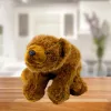 LEAN TOYS Plüschtier Brauner Bär Kuscheltier 28cm