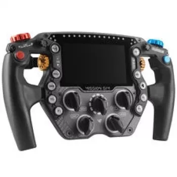 VPG Sim Mission Sim Racing Lenkrad, 5-Zoll-Touchdisplay, ARGB, 290mm - Schwarz
