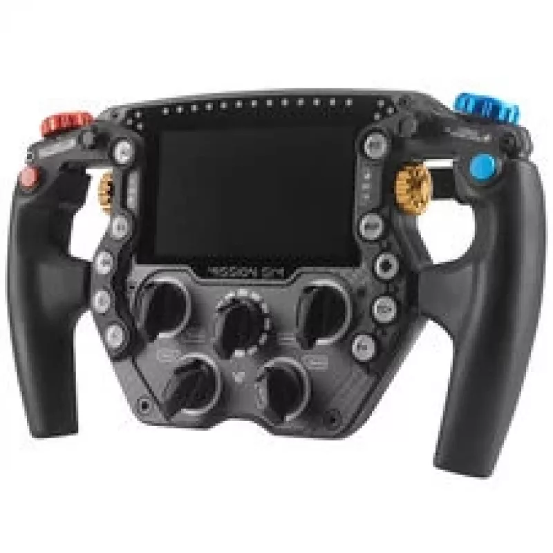 VPG Sim Mission Sim Racing Lenkrad, 5-Zoll-Touchdisplay, ARGB, 290mm - Schwarz