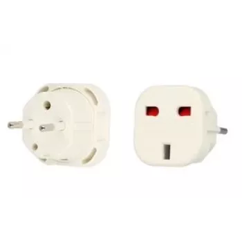iLike UK/EU-Ladegerät-Adapter Weiß - Kompaktes 10,5W USB-Wandladegerät, EU-Stecker, 2,1A, Überlastschutz