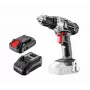 Graphite 58G000-SET1 18V Akku-Schrauber-Set mit 2x 2,0Ah Akkus, 35 Nm, Schnellspannbohrfutter, LED-Licht, Schwarz/Rot
