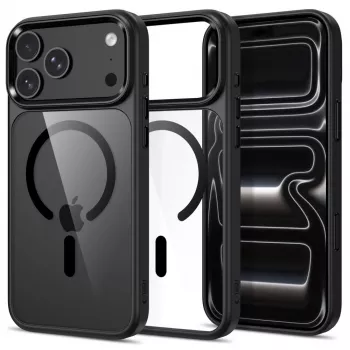 Tech-Protect Magmat MagSafe Clear Case für iPhone 17 Pro Max / 18 Pro Max - Schwarz