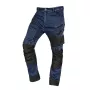 NEO TOOLS Denim-Arbeitshose mit Oxford-Verstärkungen, Marineblau, Größe XXL (81-360-1-XXL)