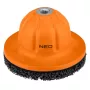 NEO TOOLS 11-136 Radnaben-Reinigungsscheiben-Set, 150 mm, 1/2 inch Antrieb, Vlies-Schleifscheibe zur Rostentfernung