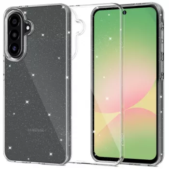 Tech-Protect FlexAir Hülle für Samsung Galaxy A57 5G - Transparent Glitter