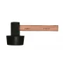 BAHCO MLO 1.5 BRU1 Pflasterhammer mit Gummikopf 1,5 kg, 400 mm Fiberglasstiel