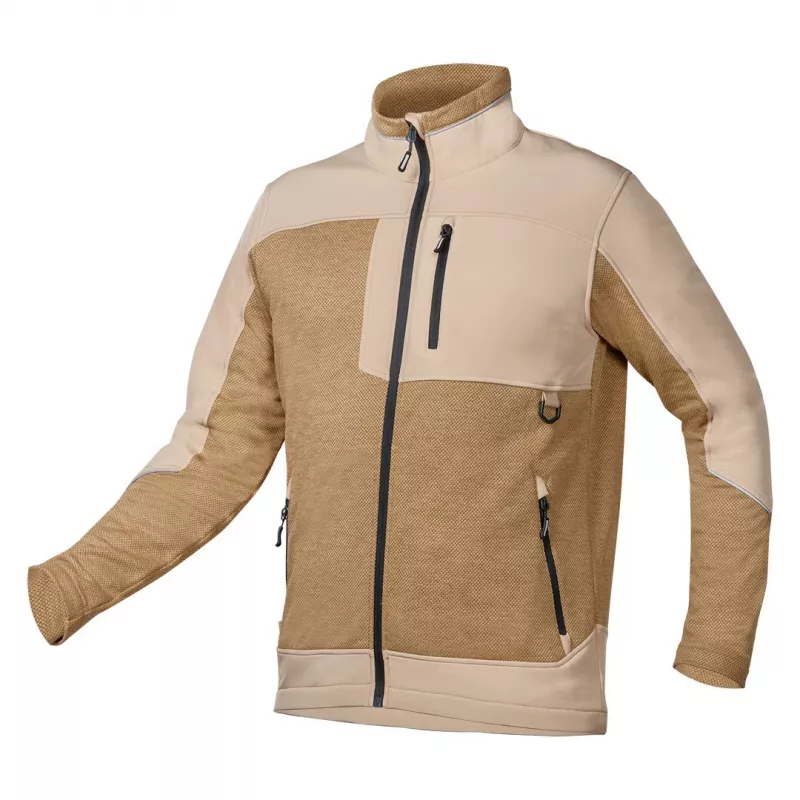 NEO TOOLS Softshell-Sweatshirt OUTDOOR, Beige, Größe S