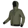 NEO TOOLS Isolierte Jacke mit Kapuze OUTDOOR, Grün, Größe XXL