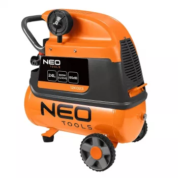 NEO TOOLS 24 L ölgeschmierter Luftkompressor 1,5 kW 8 bar 230V