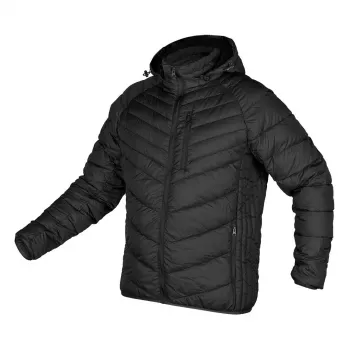 NEO TOOLS Mix&Match Damen Daunenjacke, gesteppt, leicht und packbar, Schwarz, Größe S