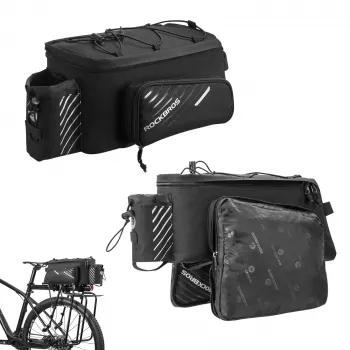 Rockbros A9-BK Fahrradgepäckträgertasche, Schwarz