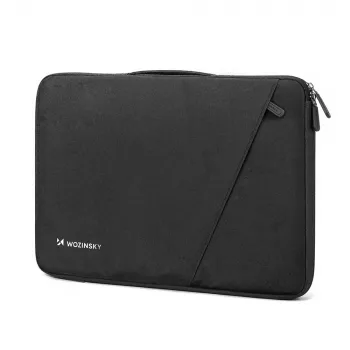 Wozinsky WTNP-17B 17-Zoll-Laptop-Aktentasche mit ausziehbarem Griff - Schwarz