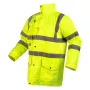NEO TOOLS 5-in-1 isolierte Warn-Arbeitsjacke, hochsichtbares Gelb, Größe M