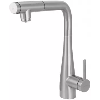 DEANTE BRE_F75M Küchenarmatur mit Wasserfilteranschluss und Ausziehauslauf, Chrom