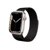 Crong Milano Steel - Edelstahlband für Apple Watch 44/45/46/49 mm (Schwarz)