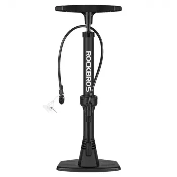 Rockbros 42510001001 Fahrrad-Standpumpe, Schwarz