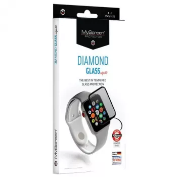 MYSCREEN PROTECTOR MS Diamond Glass Edge 3D 2.5D Apple Watch Ultra/Ultra 2 49mm Silber