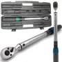 ROCKFORCE Premium Klick-Drehmomentschlüssel 3/8 Zoll Antrieb 20-120 Nm, Chrom-Vanadium, ISO 6789