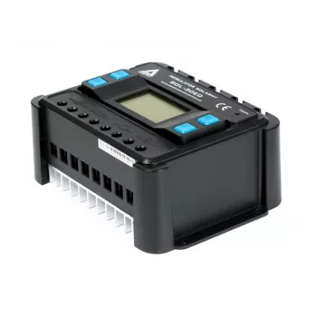 AZO Digital PWM SOL-30ED 12/24V 30A Solarladeregler mit LCD-Anzeige