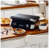 Adler AD 3084 Waffeleisen mit LED-Display, 5 Programme, 7 Bräunungsstufen, 1600 W (max. 2400 W), Antihaftplatten, schwarz/silber