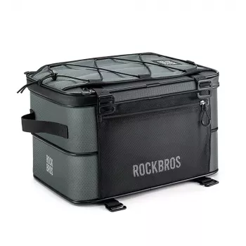 Rockbros A30 ROAD TO SKY Faltbare Gepäckträgertasche 15-30L Grau