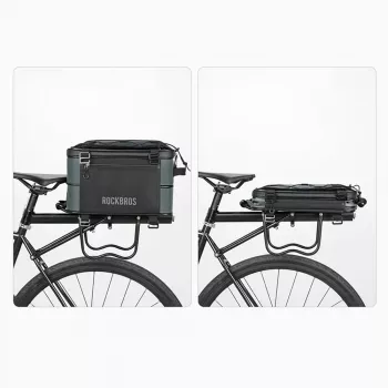Rockbros A30 ROAD TO SKY Faltbare Gepäckträgertasche 15-30L Grau