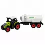 LEAN TOYS Traktor mit Tankauflieger, Reibungsantrieb, landwirtschaftliche Maschine, 34 cm