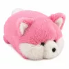 LEAN TOYS Plüschfuchs Plüschtier, rosa weiches Fell, 16 cm