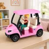 LEAN TOYS Meleks Golf-Set für Puppen mit Hund Golf-Set Urlaubs-Zubehör