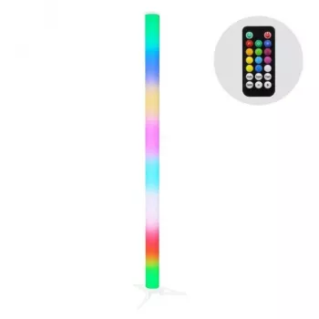 LIGHT4ME TUBE Stehleuchte Röhrenlicht – 128x SMD 5050 RGB LEDs, DMX512, 30W, 3-poliger XLR, IEC, 120° Abstrahlwinkel