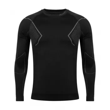 Herren Thermoaktiv Base Layer Sweatshirt Alpinus Active Base Layer Schwarz-Grau GT43189 S