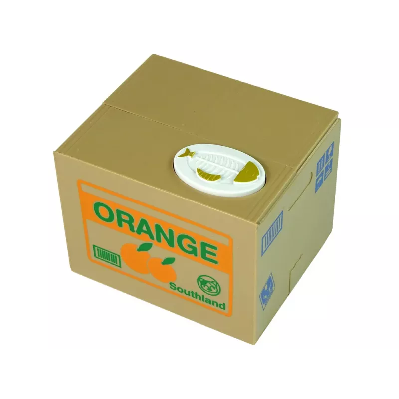 LEAN TOYS Mischief Sparbox Süßes Kätzchen Geldbox Spardose - Weiße Katze mit brauner Box