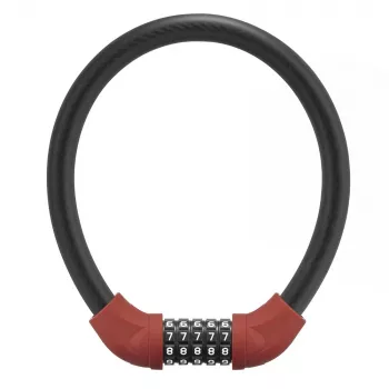 ROCKBROS RKS870-BK Kombinationskabelschloss 85 cm Rot