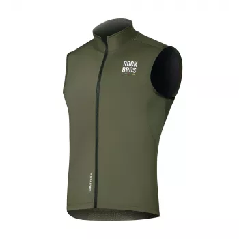 ROCKBROS ROAD TO SKY Winddichte Thermoweste für Radsport TLMJ002 Grün L