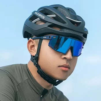 ROCKBROS SP258 ROAD TO SKY Polarisierte Fahrradbrille Navy Blue